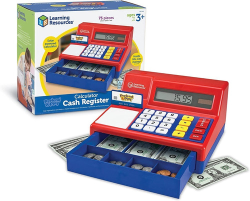 Caja Registradora De Juguete Calculadora Juego Para Niños