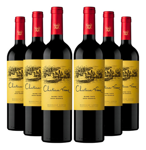 Vino Tinto Blend Chateaux Vieux Gran Reserva Lopez X6