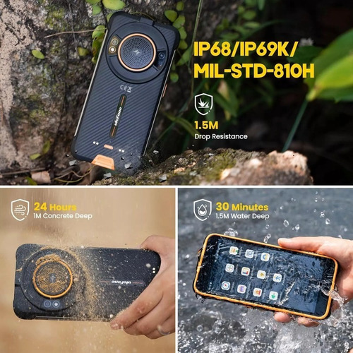 Ulefone Ulefone Power Armor 16s Dual 4g Teléfono Robusto 16gb Ram 128gb Rom9600mah Batería 122db Sonido Más Alto 50mp Cámara 5.93 Hd+ Android 13