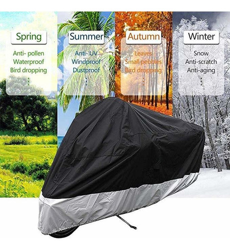 Funda Impermeable Para Motocicleta, Talla Xl