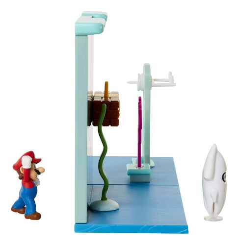 Setr De Super Mario Juego Submarino Jakks Escenario
