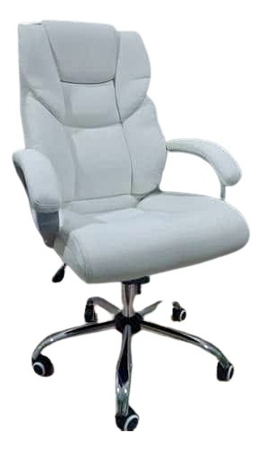 Silla Presidencial Ejecutiva Stanford Blanca Para Oficina