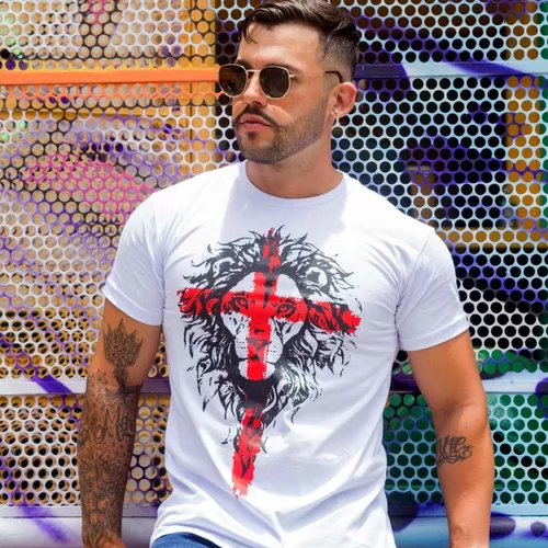 Camisetas Com Frases Evangelicas Masculina Camisa Estampada