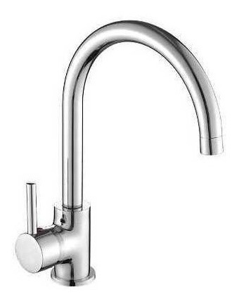 Imagen 4 de 5 de Combo Bacha Travertino Apoyo Griferia Monocomando Cisne Baño