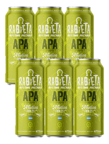Cerveza Rabieta Pack X6 Latas - Apa
