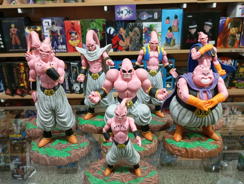 Figura Anime Majin Boo Set X8 Dragón Ball Z Set X8 12-16cm