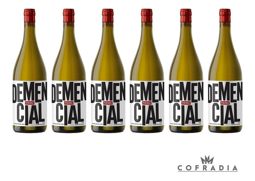 Vino Demencial Blanc De Blanc 750ml Caja X6 Botellas