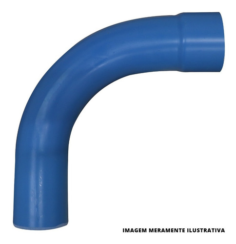 Imagem 3 de 6 de Curva Longa De 90º Dn150mm P/ Tubo Pvc (04 Unids)