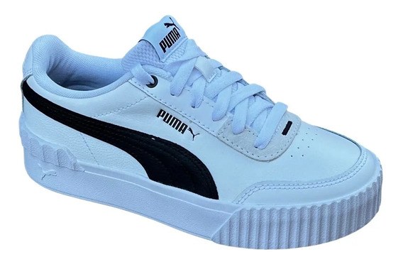 Tenis Puma Mujer Blancos Piel | MercadoLibre 📦