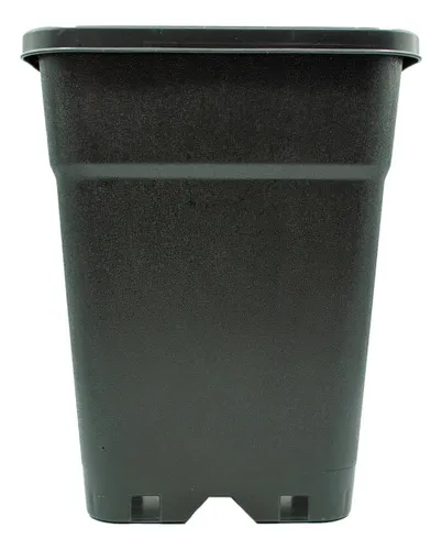 Maceta Cuadrada 7l X10 Negro Maceta Cuadrada 7l