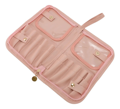 Funda Plegable Para Brochas De Maquillaje, Bolsa Con Soporte