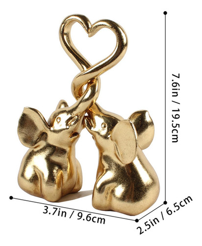 Elephant Sculpture For Home Resin Small Statue For Tabletop