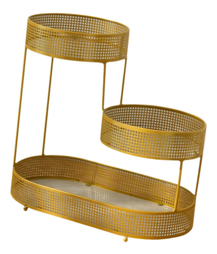 Cesta De Frutas De 3 Capas, Frutero, Cesta De Alambre De L