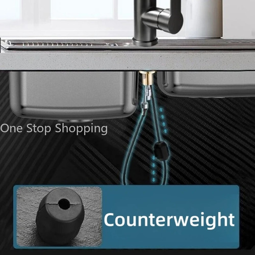 Grifos De Cocina Extraíbles Con Caño 360 Que Giran En Calien