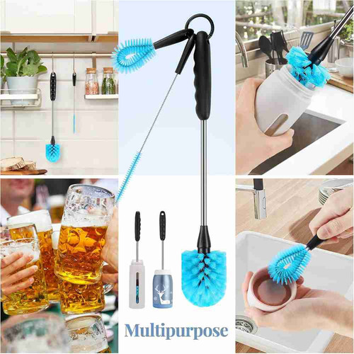 Juego De Botellas De Agua, Cepillo De Mango Largo Para Botel