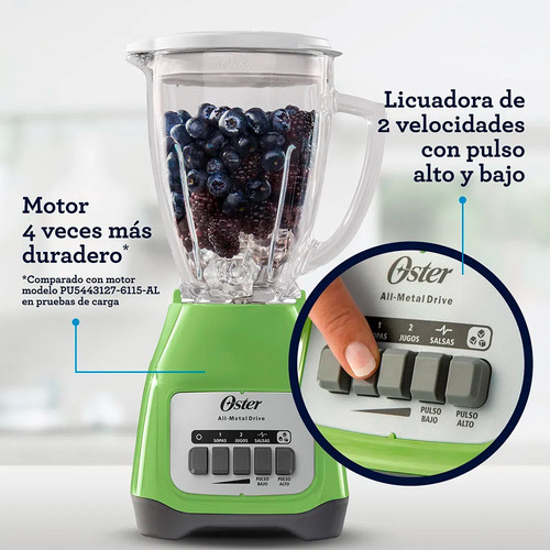 Licuadora Oster Picahielo Blstkag-kpb + Picatodo Tritan