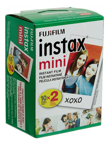 Papel Película Instantánea Fujifilm Cámaras Instax Mini X 20