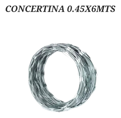 Concertina 0.45x6mts, Alambre Galvaniz C17 Y Alambre De Pua