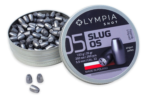 Olympia Shot Slug Os - Pellets De Pistola De Aire | Calibre 