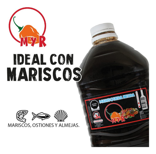 Salsa Marisquera De Chile De Árbol  Galón 4litros Myr