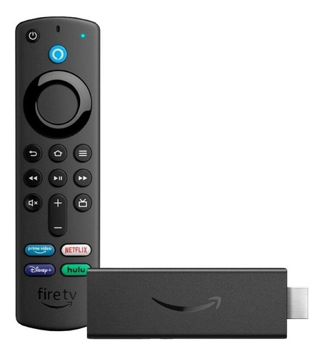 Imagem 1 de 1 de Amazon Fire TV Stick Edición 2021 de voz Full HD 8GB preto