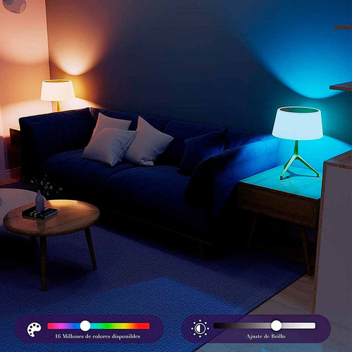 Foco Inteligente Fratech Luz Rgb Wifi - Ios Y Android