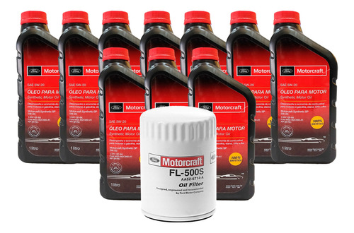 Kit Mantención Ford Mustang 5.0 Aceite + Filtro Motorcraft