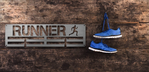 Imagen 2 de 6 de Medallero Runner Porta Medallas Personalizado Gratis