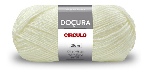 Lã Doçura Cor 8001 Branca Cor 8001 - BRANCO