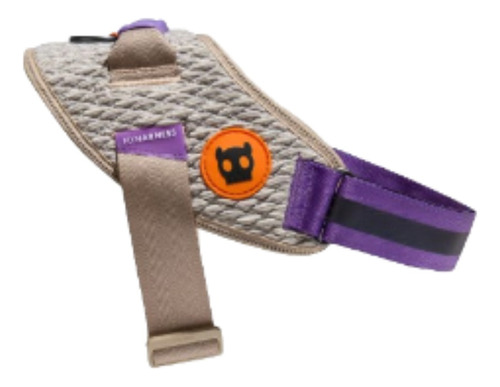 Zeedog Peitoral Para Cães Flyharness Acg 1 Cor Bege Liso