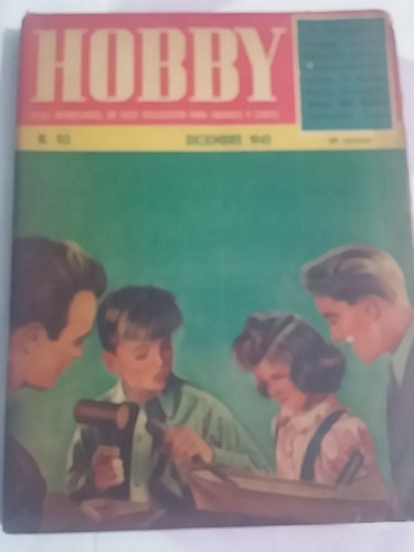Revista Hobby 113 Dic 1945 Carpinteria Escritorio Biblioteca