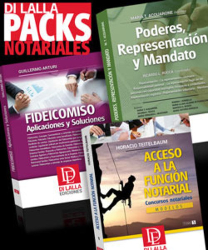 Pack Notarial Poderes, Fideicomiso,  Acceso Funcion Notarial