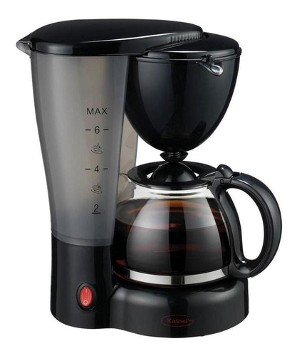 Cafetera 6 Tazas - Negra Kassel Ks-cf6 Ff