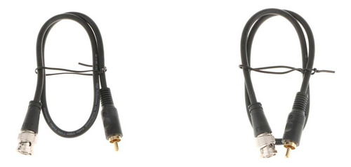 2 Pcs Conector Rca Cables De De 0.5 M