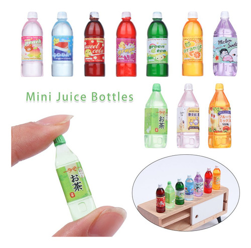 Miniatura De Minibotellas De Zumo De Simulation Drinks, Dise