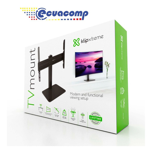 Imagen 3 de 5 de Soporte De Monitor Escritorio Klip Xtreme 37 - 70 Incl.35º