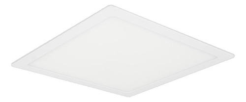 Plafón Led Cuadrado Para Embutir Luz Fría Energy Safe 24w 29x29cm Aluminio - 25000hs Vida Útil