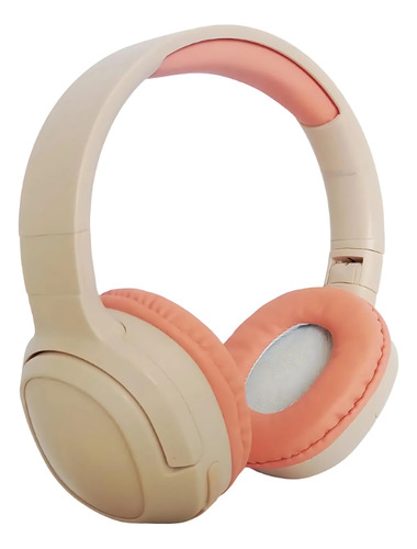 Fone De Ouvido Sem Fio Bt 40mm P/cartão Micro Sd Starmega Cor Rosa
