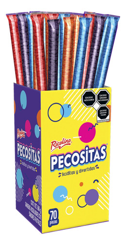 Ricolino Pecositas Sabores Surtidos-original-c/70pz