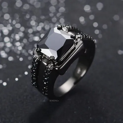 Anillo Diamante Negro MercadoLibre