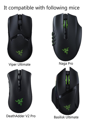 Dock De Carga De Altura Para Razer Mouse Deathadder V2 Pro,