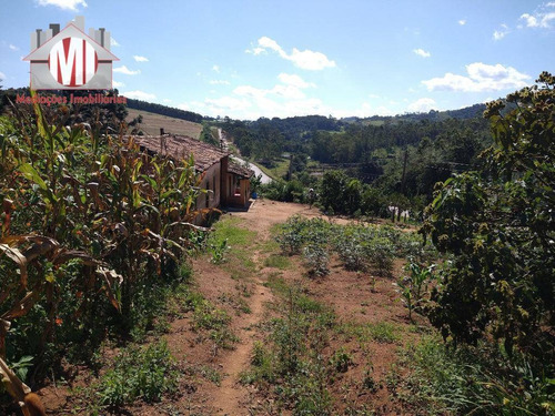 Chácara Com Excelente Terreno, Pomar, Riacho, Pertinho Da Cidade Com 02 Dormitórios À Venda, 12000 M² Por R$ 240.000 - Pedra Bela - Pedra Bela/sp - Ch0666