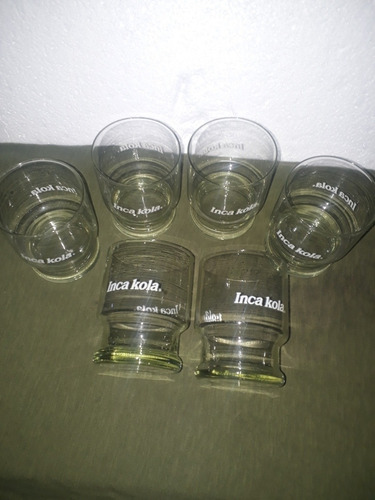 06 Vasos De  Inca Kola 