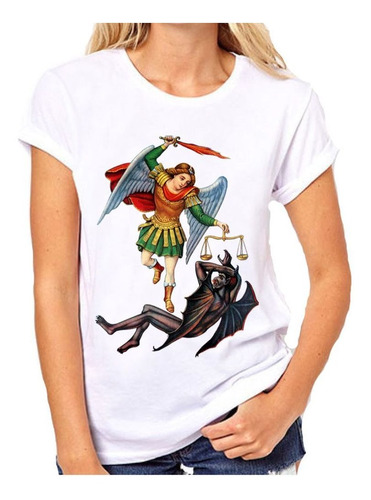 Remera De Mujer San Miguel Arcangel