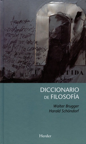 Diccionario De Filosofia (2ª Ed), De Brugger, Walter. Editorial Herder, Tapa Dura, Edición 2 En Español, 2014