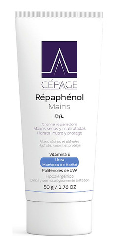 Cepage Mains Crema Hidratante Reparadora Nutritiva Antiedad Protectora Para Manos Secas Maltratadas