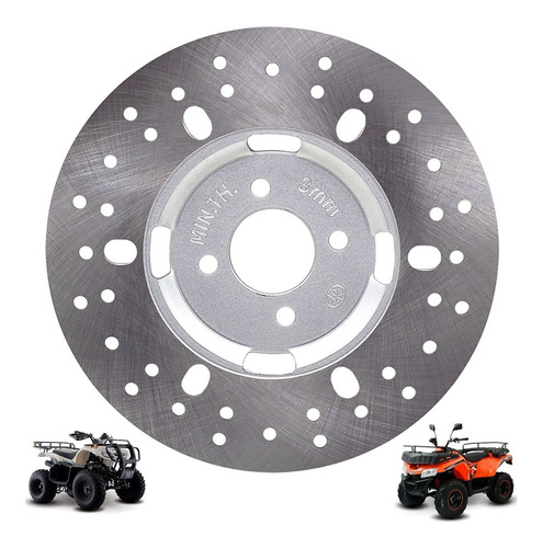 Disco De Freno Trasero Italika Atv150 Sport Atv180 Atv200