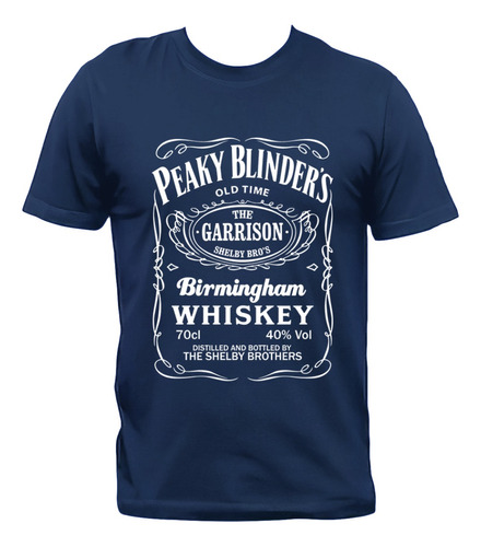 Remera Peaky Blinders Etiqueta Whiskey Birmingham