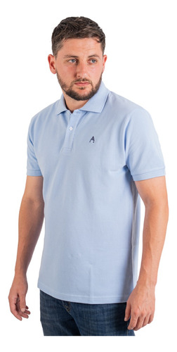 Polo Piqué Celeste