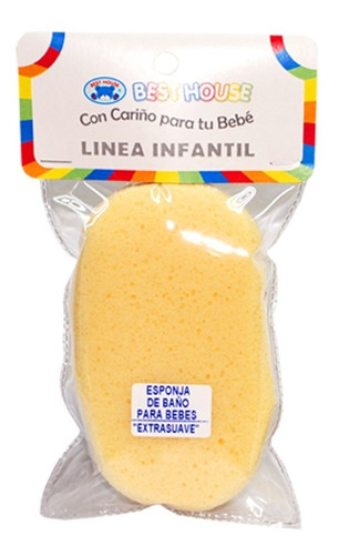 Esponja  Para Baño De Bebe Extra Suave Marca Besthouse